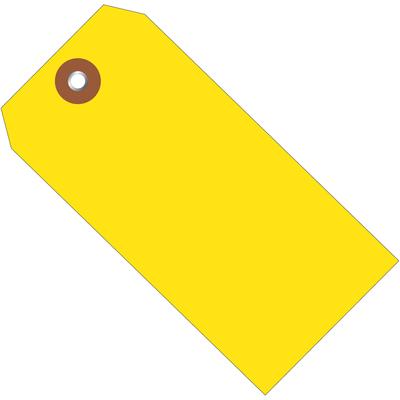 View larger image of 4 3/4 x 2 3/8" Yellow Plastic Shipping Tags