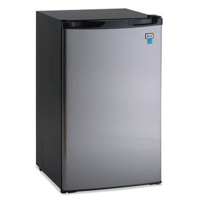 View larger image of 4.4 CF Refrigerator, 19 1/2"W x 22"D x 33"H, Black/Stainless Steel