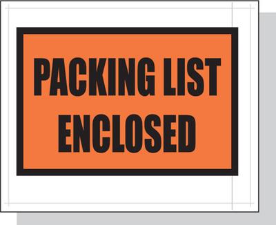View larger image of 4.5 x 5.5 Packing List Envelopes, 2 mil, 1000/Case