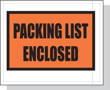 4.5 x 5.5 Packing List Envelopes, 2 mil, 1000/Case