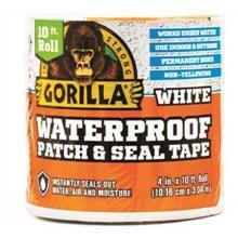 4" x 10 ft. Gorilla® Waterproof Patch and Seal Tape - White