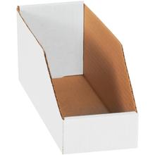 4 x 12 x 4 1/2" White Bin Boxes