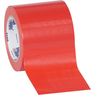View larger image of 4" x 36 yds. Red Tape Logic® Solid Vinyl Safety Tape