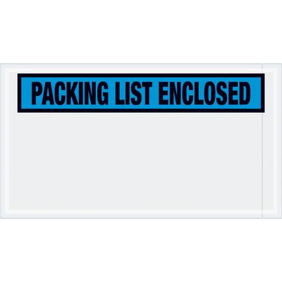 View larger image of 5 1/2 x 10" Blue "Packing List Enclosed" Envelopes