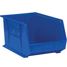 5 3/8 x 4 1/8 x 3" Blue Plastic Stack & Hang Bin Boxes