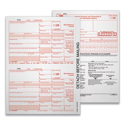 View larger image of 1099-MISC Tax Forms, Fiscal Year: 2023, Five-Part Carbonless, 8.5 x 5.5, 2 Forms/Sheet, 50 Forms Total