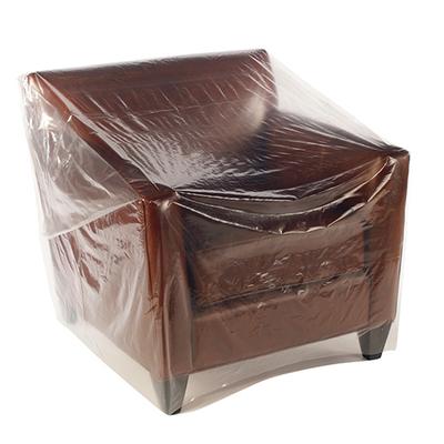 View larger image of 54 x 45 Clear Furniture Bags 29" Chair,3 mil, 100/Roll