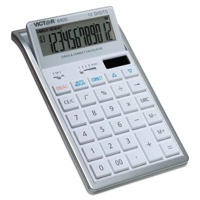 View larger image of 6400 Desktop Calculator, 12-Digit LCD