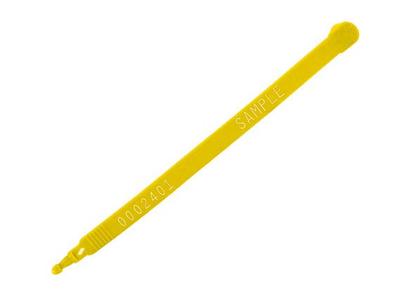 View larger image of 7 1/2" Yellow Plastic Truck Seals, 44 lbs Break Strenghth, 1000/Case