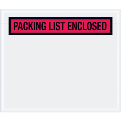 View larger image of 7 x 6" Red "Packing List Enclosed" Envelopes