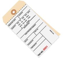 #8 2-Part Carbonless Inventory Tags #1000 - 1499 - Unwired