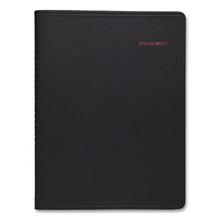 800 Range Weekly/Monthly Appointment Book, 11 x 8.25, Black Cover, 12-Month (Jan to Dec): 2024