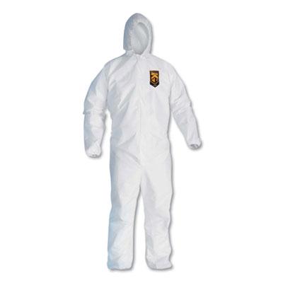 View larger image of A20 Breathable Particle Protection Coveralls, Zip Closure, 3X-Large, White