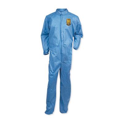 View larger image of A20 Coveralls, MICROFORCE Barrier SMS Fabric, Blue, 2X-Large, 24/Carton