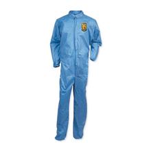 A20 Coveralls, MICROFORCE Barrier SMS Fabric, Blue, 2X-Large, 24/Carton