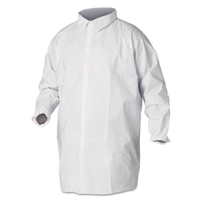 View larger image of A40 Liquid and Particle Protection Lab Coats, 2X-Large, White, 30/Carton