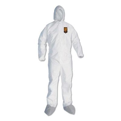 View larger image of A45 Liquid/Particle Protection Surface Prep/Paint Coveralls, 2XL, White, 25/CT