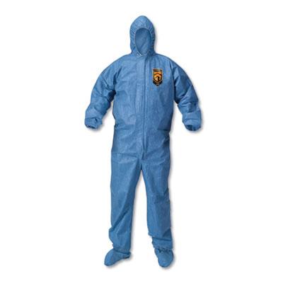 View larger image of A60 Blood and Chemical Splash Protection Coveralls, 3X-Large, Blue, 20/Carton