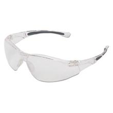 A800 Series Safety Eyewear, Scratch-Resistant, Clear Frame, Clear Lens