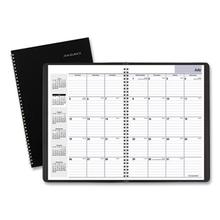 Dayminder Monthly Planner, Academic Year, Ruled Blocks, 12 X 8, Black Cover, 14-Month (july To Aug): 2021 To 2022