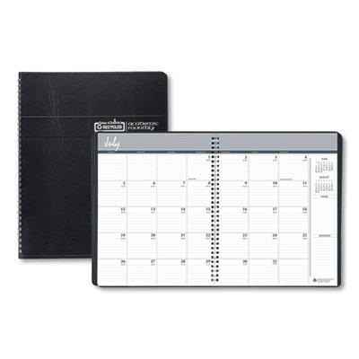 View larger image of 14-Month Recycled Ruled Monthly Planner, 11 x 8.5, Black Cover, 14-Month (July to Aug): 2023 to 2024