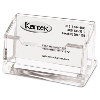 View larger image of Acrylic Business Card Holder, Capacity 80 Cards, Clear