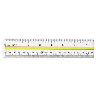 View larger image of Acrylic Data Highlight Reading Ruler With Tinted Guide, 15" Clear