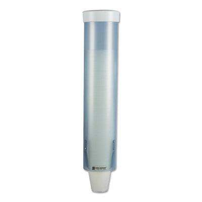 View larger image of Adjustable Frosted Water Cup Dispenser, Wall Mounted, Blue