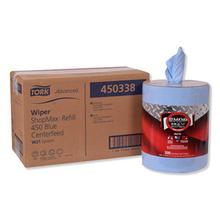 Advanced ShopMax Wiper 450, Centerfeed Refill, 9.9 x 13.1, Blue, 200/Roll, 2 Rolls/Carton