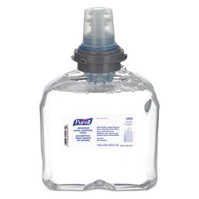 View larger image of Advanced Hand Sanitizer TFX Refill, Foam, 1,200 mL, Unscented, 2/Carton