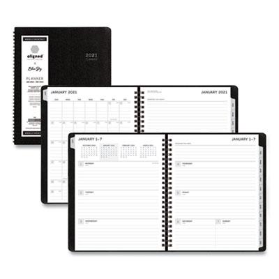 View larger image of Aligned Weekly/Monthly Notes Planner, 8.75 x 7, Black Cover, 12-Month (Jan to Dec): 2023