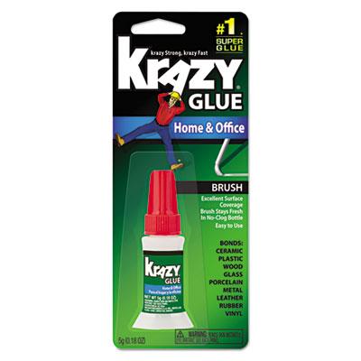 View larger image of All Purpose Brush-On Krazy Glue, 0.18 oz, Dries Clear