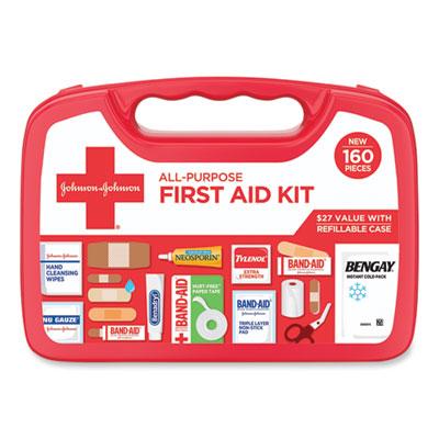 View larger image of All-Purpose First Aid Kit, 160 Pieces, Plastic Case