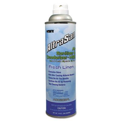 View larger image of AltraSan Air Sanitizer & Deodorizer, Fresh Linen, 10 oz Aerosol Spray