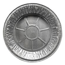 Aluminum Pie Pans, Medium, 27.6 oz, 9" Diameter x 1"h, Silver, 500/Carton