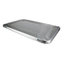 Aluminum Steam Table Lids, Fits Rolled Edge Full-Size Pan, 12.88 x 20.81 x 0.63, 50/Carton