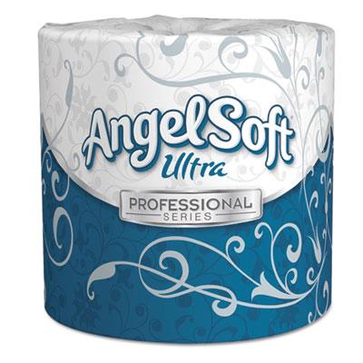 View larger image of Angel Soft ps Ultra 2-Ply Premium Bathroom Tissue, Septic Safe, White, 400 Sheets/Roll, 60/Carton