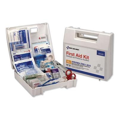 View larger image of ANSI 2015 Compliant Class A+ Type I & II First Aid Kit for 25 People, 141 Pieces