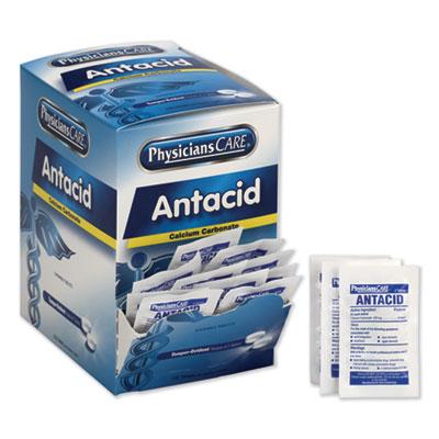 View larger image of Antacid Calcium Carbonate Medication, Two-Pack, 50 Packs/Box