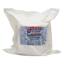 Antibacterial Gym Wipes Refill, 1-Ply, 6 x 8, Unscented, White, 700 Wipes/Pack, 4 Packs/Carton