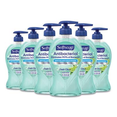 View larger image of Antibacterial Hand Soap, Fresh Citrus, 11 1/4 oz Pump Bottle, 6/Carton