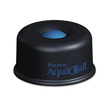 AquaBall Floating Ball Envelope Moistener, 1 1/4" x 1 1/4" x 5 3/8", Black, Blue