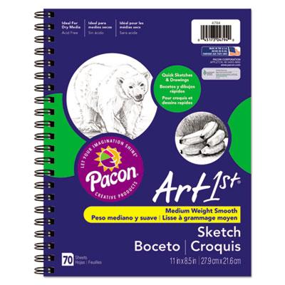 View larger image of Art1st Sketch Diary, 60 lb Text Paper Stock, Blue Cover, (70) 11 x 8.5 Sheets