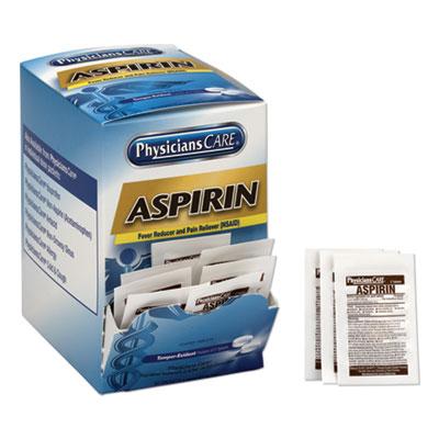 View larger image of Aspirin Medication, Two-Pack, 50 Packs/Box