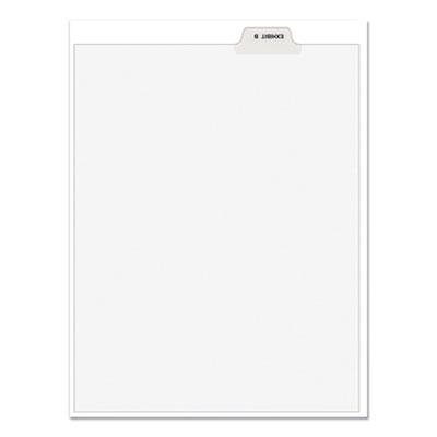 View larger image of Avery-Style Preprinted Legal Bottom Tab Divider, 26-Tab, Exhibit B, 11 x 8.5, White, 25/PK