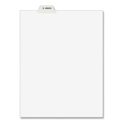 View larger image of Avery-Style Preprinted Legal Bottom Tab Divider, 26-Tab, Exhibit D, 11 x 8.5, White, 25/PK