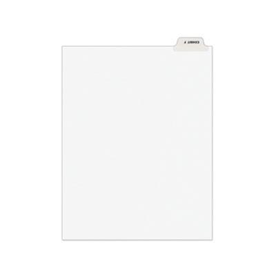 View larger image of Avery-Style Preprinted Legal Bottom Tab Divider, 26-Tab, Exhibit F, 11 x 8.5, White, 25/PK