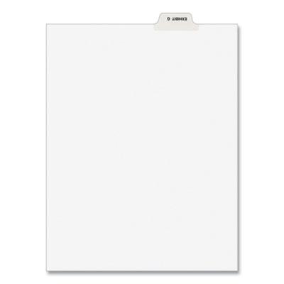 View larger image of Avery-Style Preprinted Legal Bottom Tab Divider, 26-Tab, Exhibit G, 11 x 8.5, White, 25/PK
