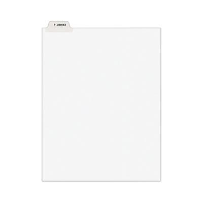 View larger image of Avery-Style Preprinted Legal Bottom Tab Divider, 26-Tab, Exhibit J, 11 x 8.5, White, 25/PK