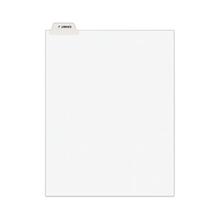 Avery-Style Preprinted Legal Bottom Tab Divider, 26-Tab, Exhibit J, 11 x 8.5, White, 25/PK